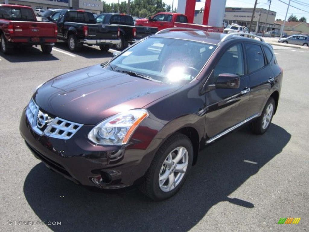 2011 Rogue SV AWD - Black Amethyst / Gray photo #7