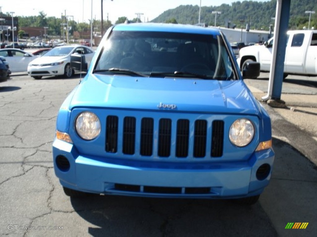 2008 Patriot Sport - Surf Blue Pearl / Dark Slate Gray photo #3