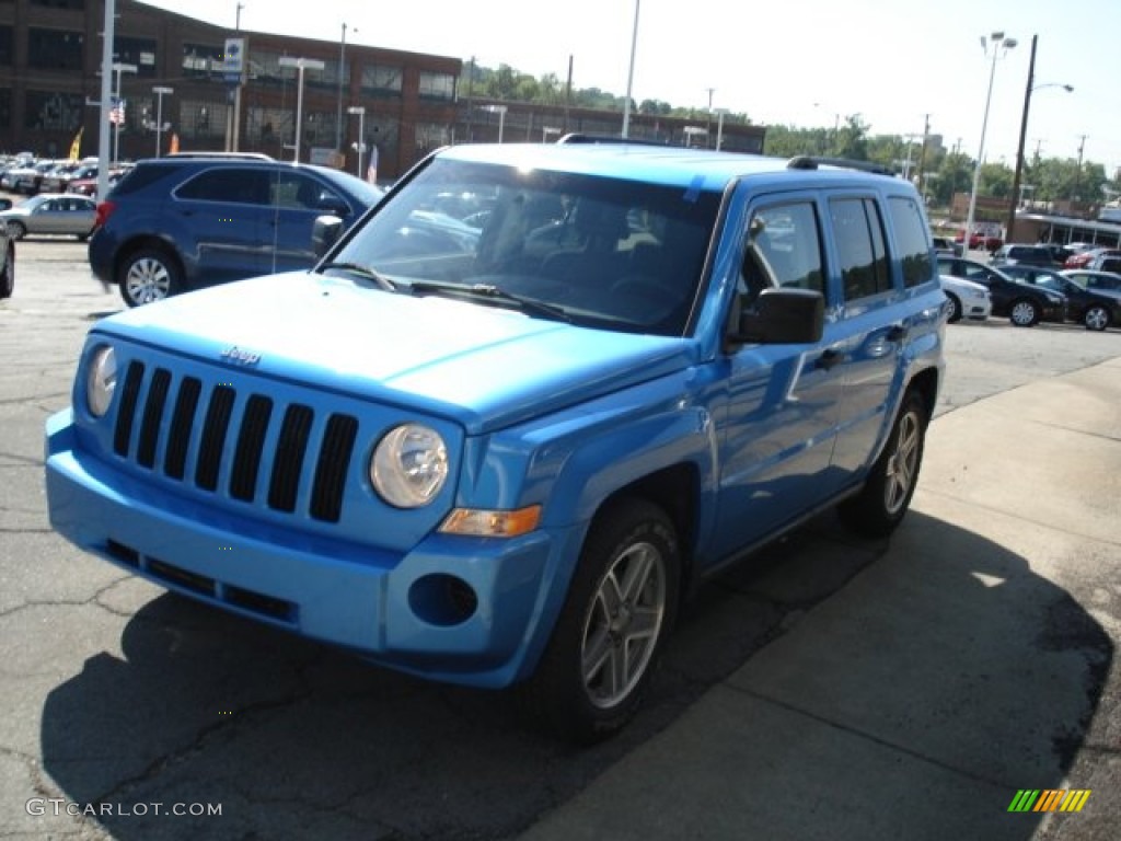 2008 Patriot Sport - Surf Blue Pearl / Dark Slate Gray photo #4