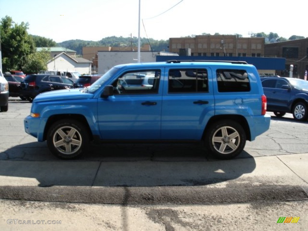 2008 Patriot Sport - Surf Blue Pearl / Dark Slate Gray photo #5
