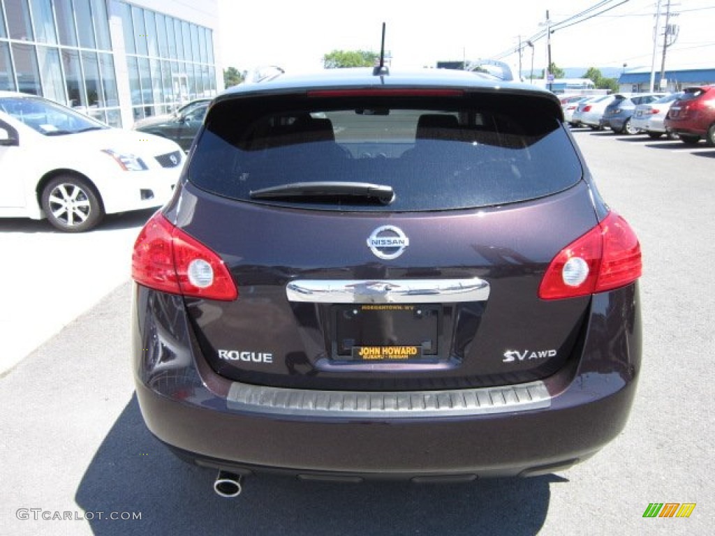 2011 Rogue SV AWD - Black Amethyst / Gray photo #10