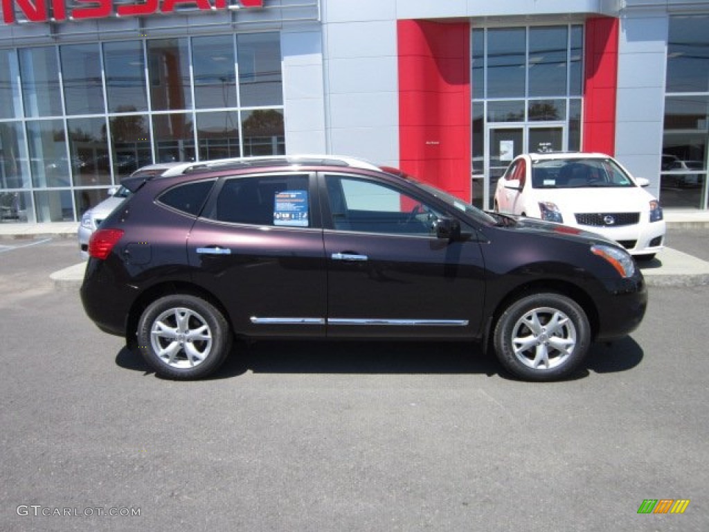 2011 Rogue SV AWD - Black Amethyst / Gray photo #12
