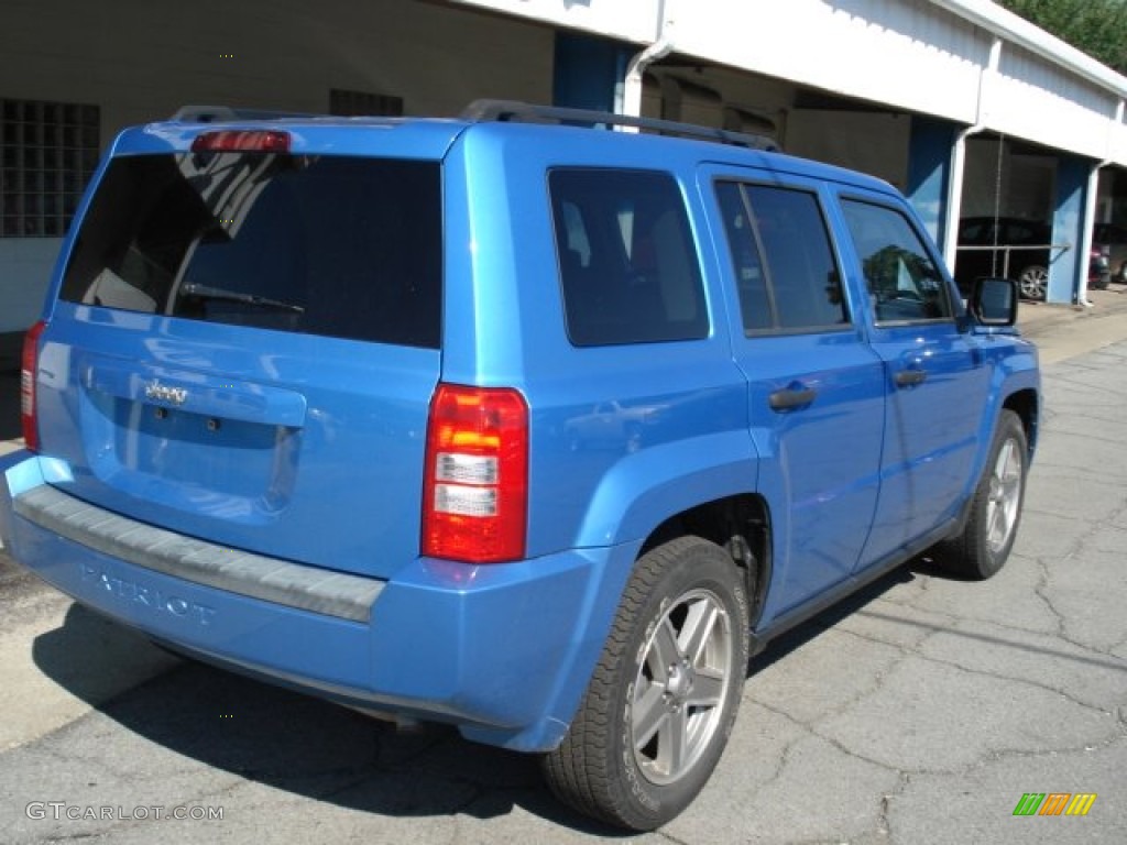 2008 Patriot Sport - Surf Blue Pearl / Dark Slate Gray photo #8