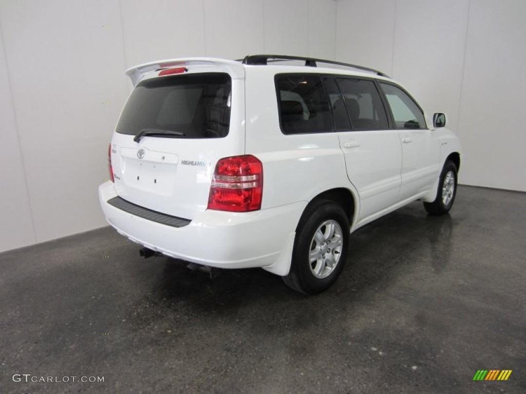 2002 Highlander Limited 4WD - Super White / Ivory photo #11
