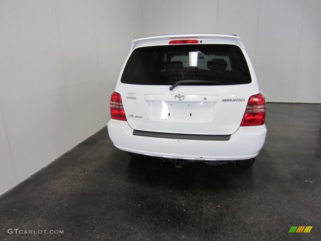 2002 Highlander Limited 4WD - Super White / Ivory photo #12