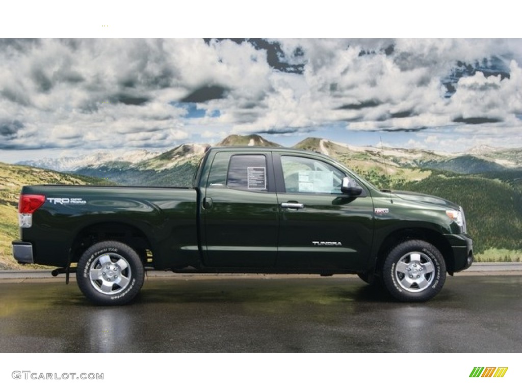 2011 Tundra Limited Double Cab 4x4 - Spruce Green Mica / Graphite Gray photo #2