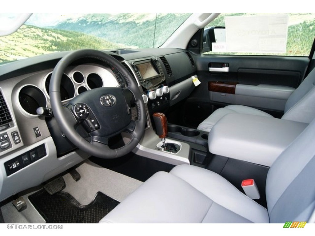 Graphite Gray Interior 2011 Toyota Tundra Limited Double Cab 4x4 Photo #52822748