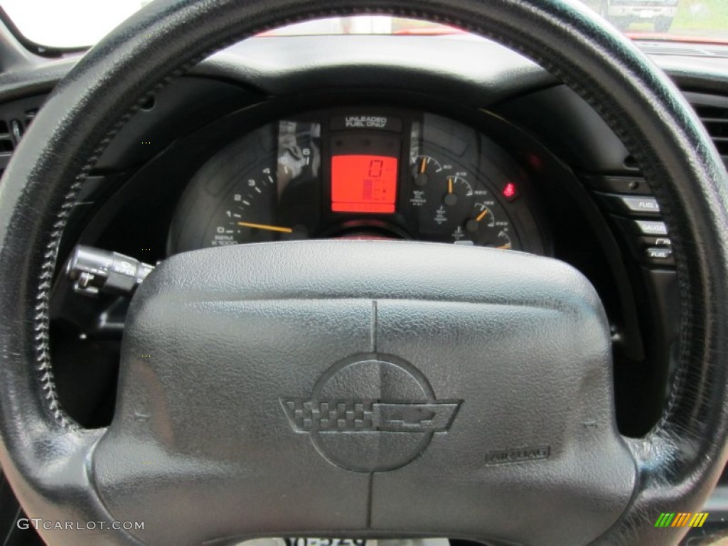 1996 Chevrolet Corvette Convertible Black Steering Wheel Photo #52822757