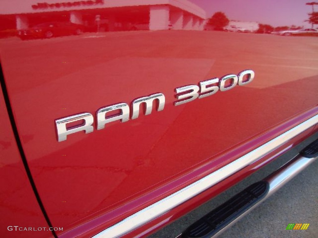 2006 Ram 3500 Laramie Quad Cab - Flame Red / Medium Slate Gray photo #33