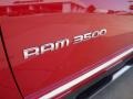 2006 Flame Red Dodge Ram 3500 Laramie Quad Cab  photo #33