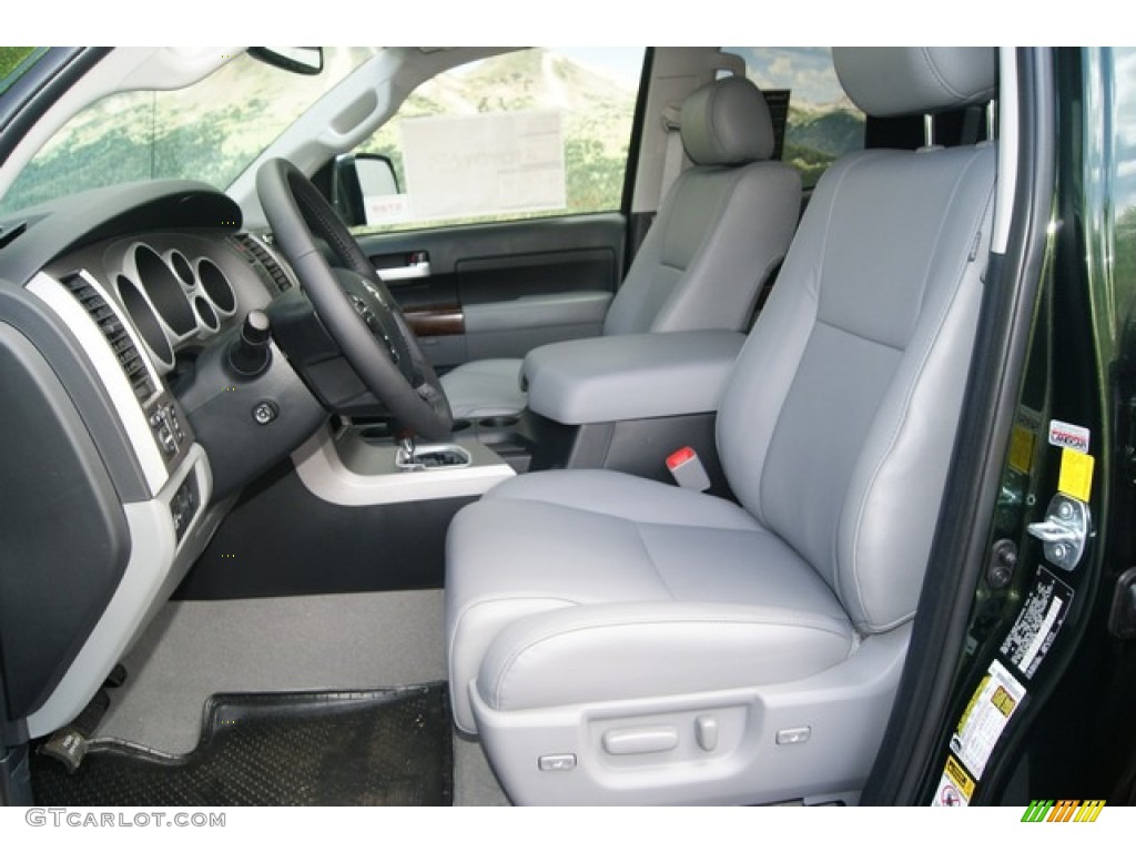 Graphite Gray Interior 2011 Toyota Tundra Limited Double Cab 4x4 Photo #52822766