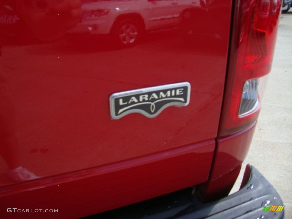 2006 Ram 3500 Laramie Quad Cab - Flame Red / Medium Slate Gray photo #36