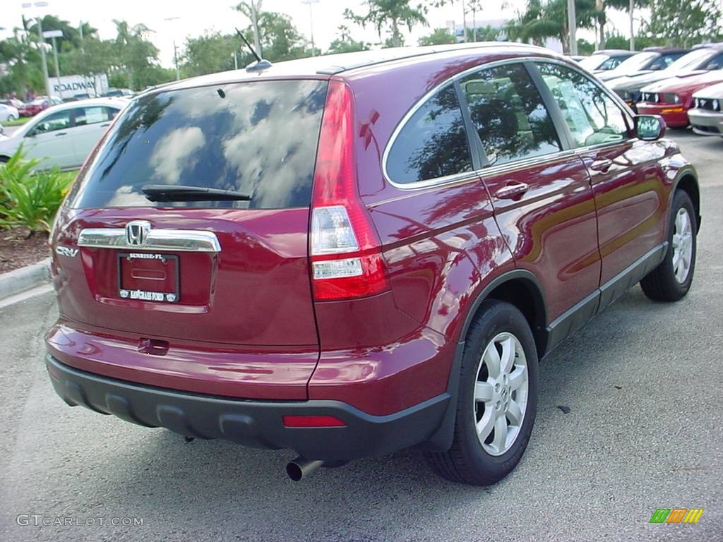 2007 CR-V EX-L 4WD - Tango Red Pearl / Gray photo #3