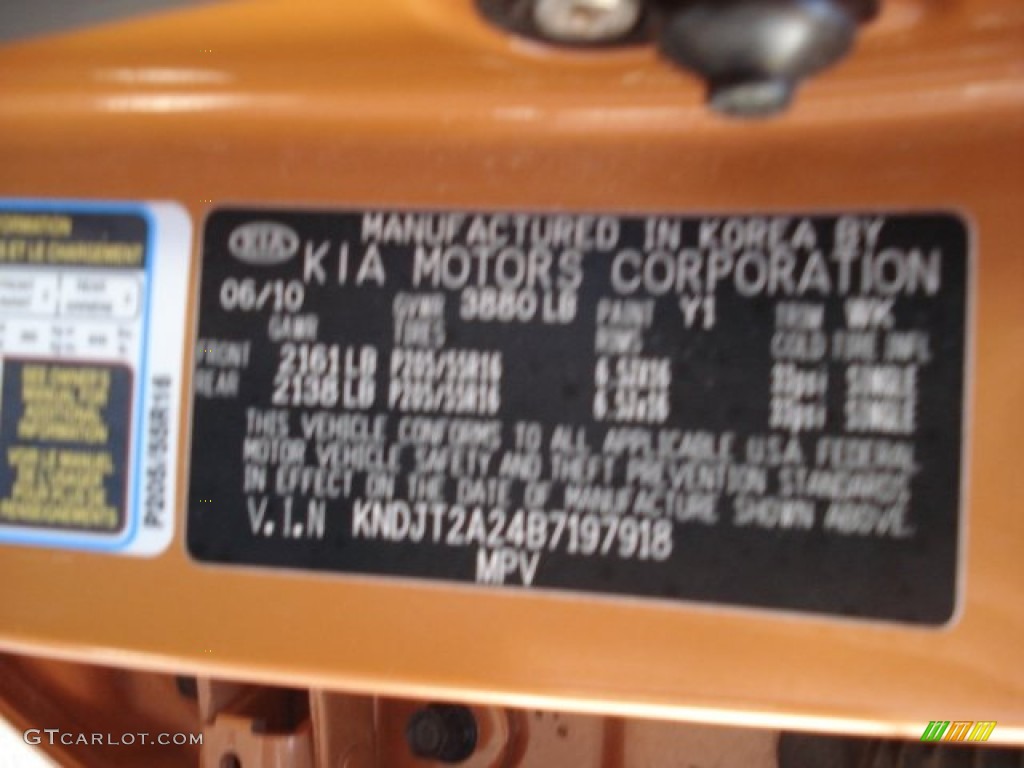 2011 Soul Color Code Y1 for Ignition Orange Photo #52823399