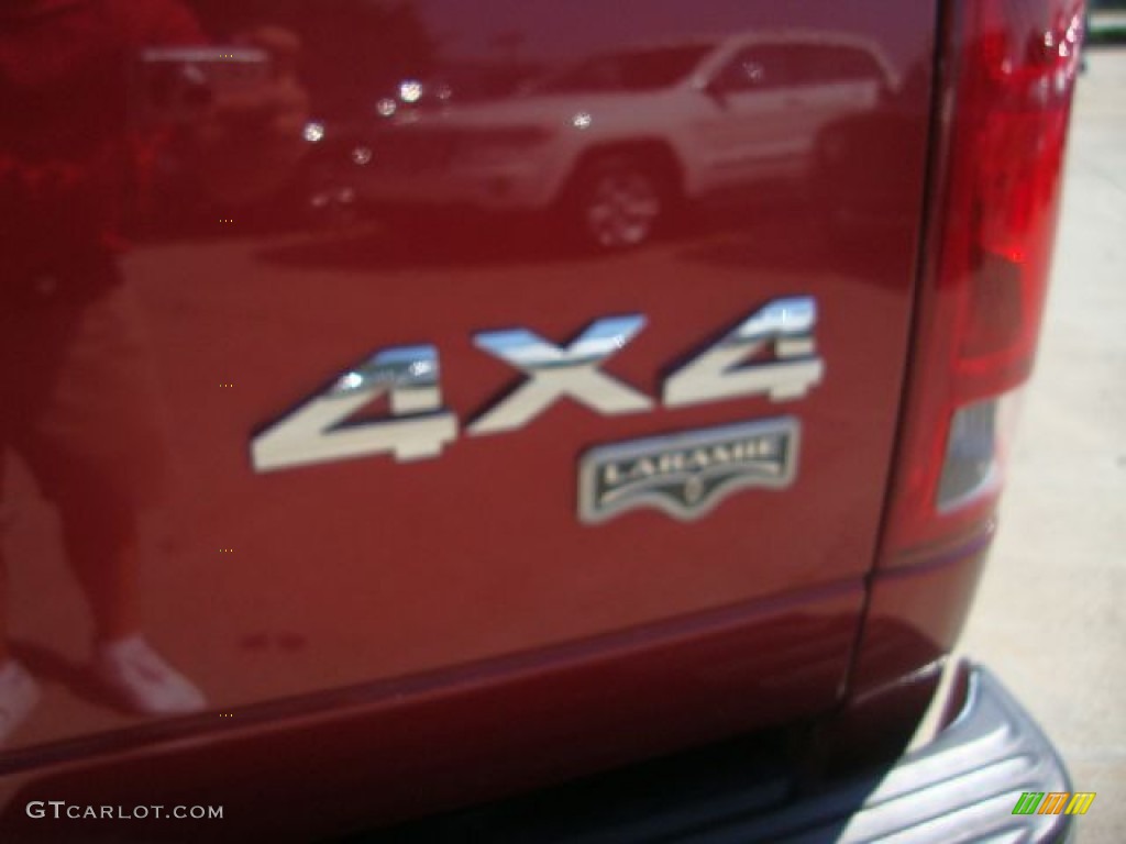 2006 Ram 1500 Laramie Quad Cab 4x4 - Inferno Red Crystal Pearl / Medium Slate Gray photo #34