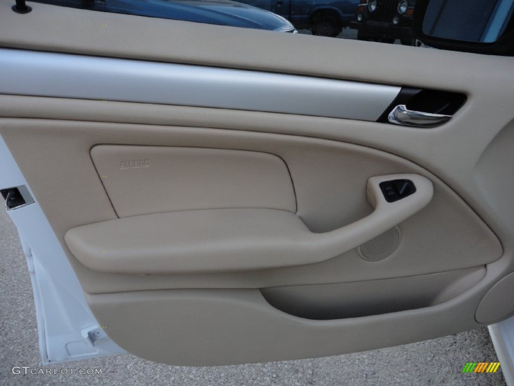 2004 3 Series 325i Sedan - Alpine White / Sand photo #17