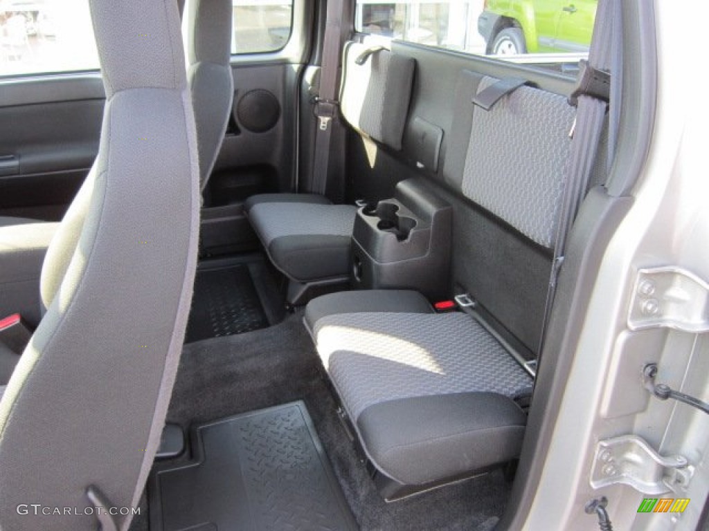 Ebony Interior 2009 Chevrolet Colorado Extended Cab 4x4 Photo #52824533