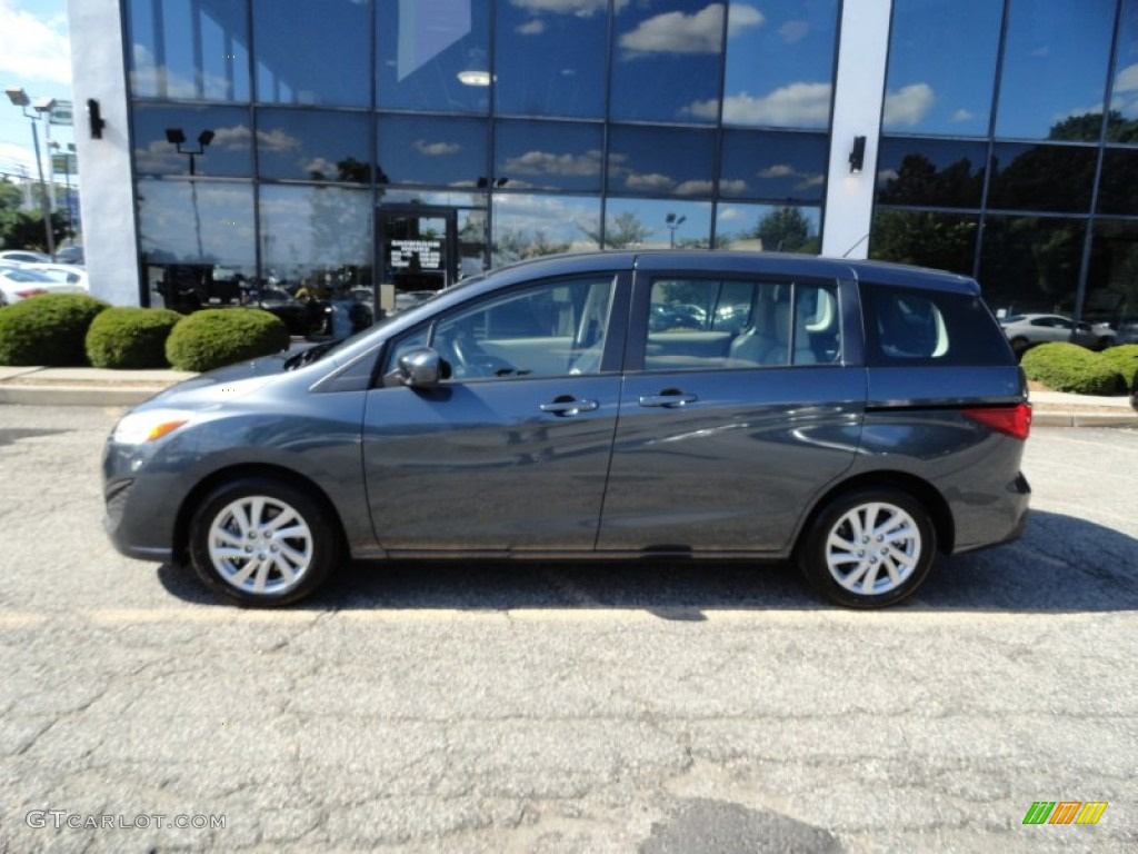 2012 MAZDA5 Sport - Metropolitan Gray Metallic / Sand photo #7