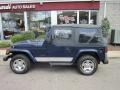 1997 Dark Blue Pearl Jeep Wrangler SE 4x4  photo #2