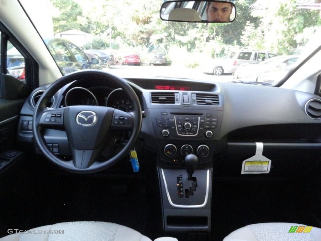 2012 Mazda MAZDA5 Sport Sand Dashboard Photo #52825130