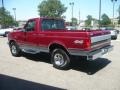 Electric Currant Red Pearl 1995 Ford F150 XLT Regular Cab 4x4 Exterior