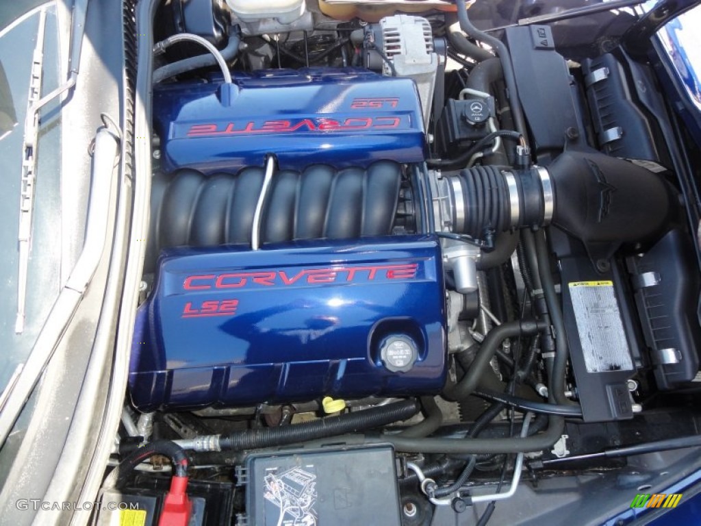 2006 Corvette Convertible - LeMans Blue Metallic / Titanium Gray photo #26
