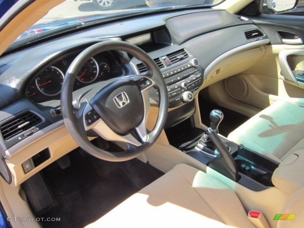Ivory Interior 2008 Honda Accord EX Coupe Photo #52826297