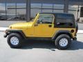 Inca Gold Metallic 2003 Jeep Wrangler Rubicon 4x4 Exterior