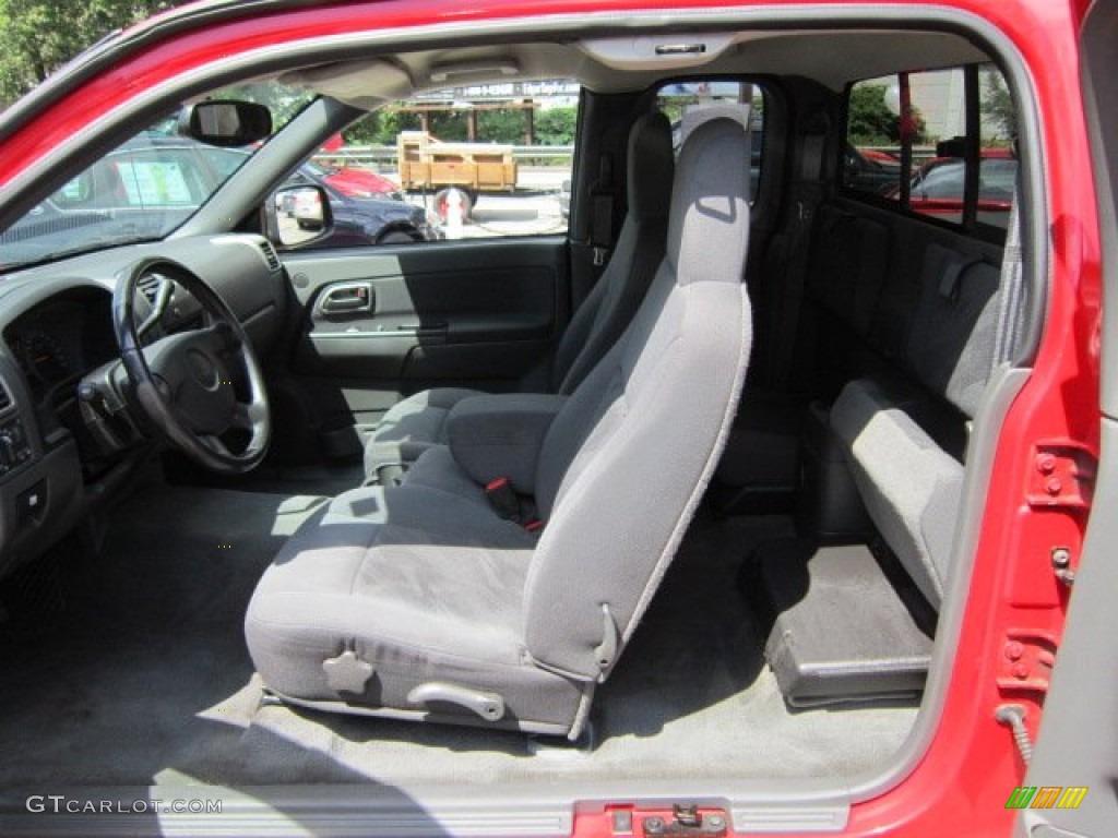Medium Dark Pewter Interior 2005 Chevrolet Colorado LS Extended Cab Photo #52826732
