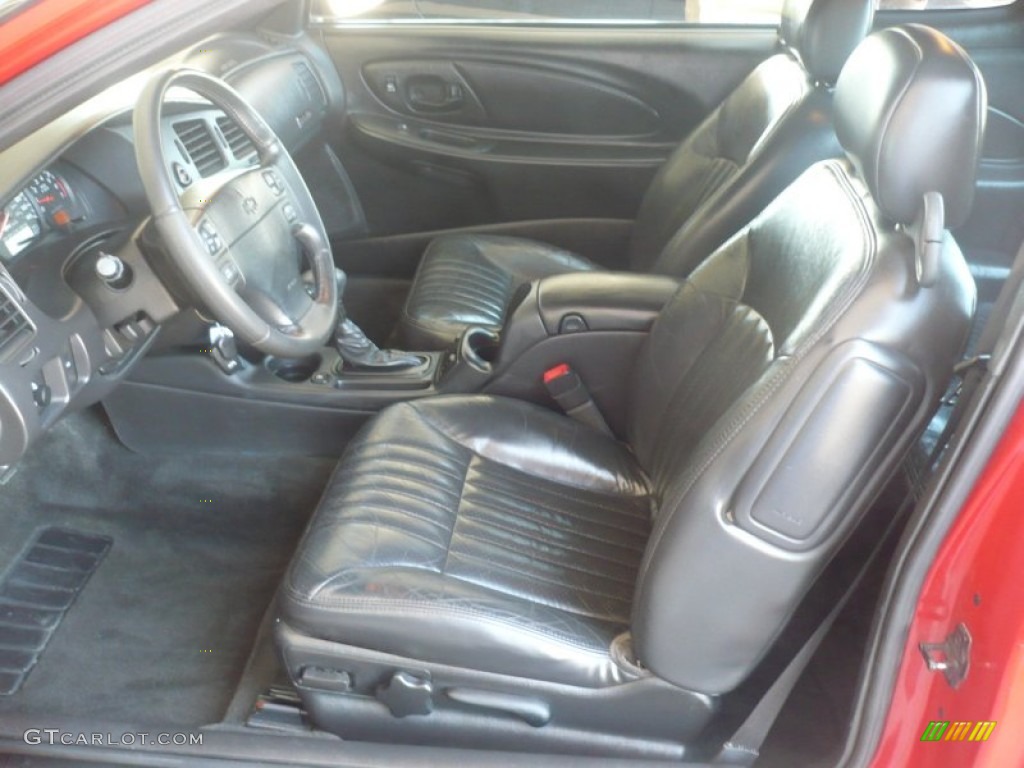 Ebony Black Interior 2004 Chevrolet Monte Carlo Supercharged SS Photo #52826744