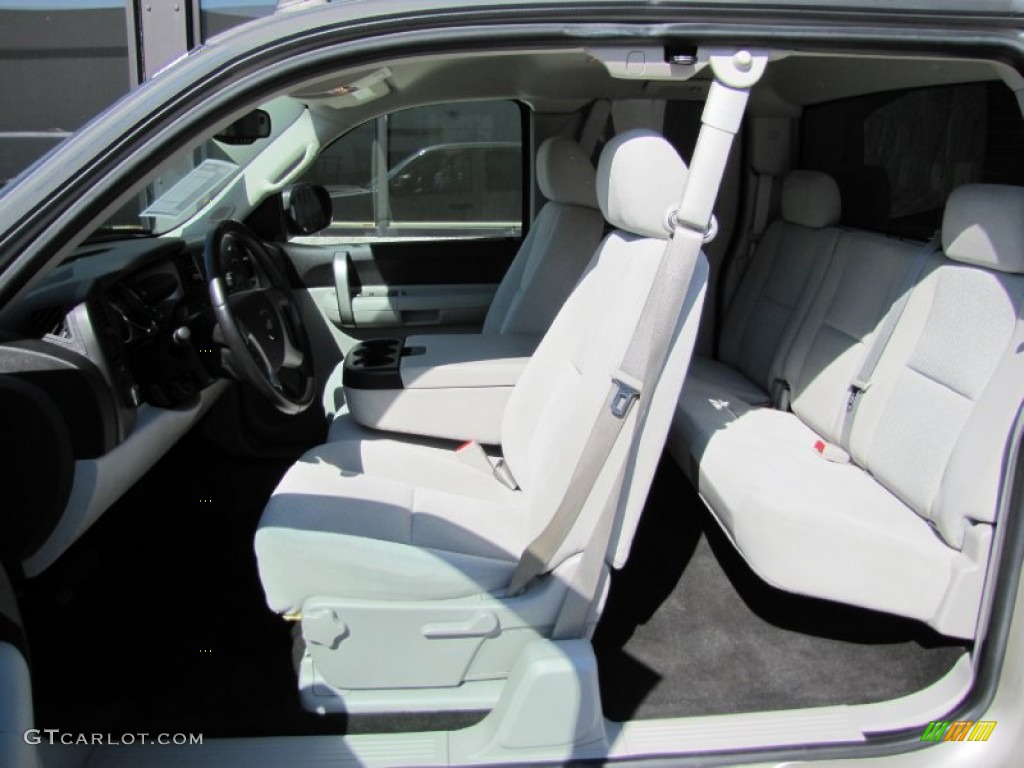 Light Titanium/Ebony Black Interior 2007 Chevrolet Silverado 1500 LT Extended Cab 4x4 Photo #52827626