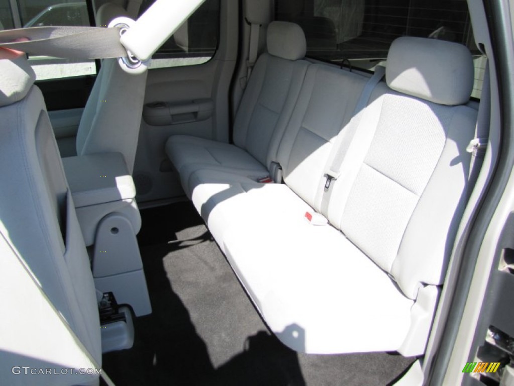 Light Titanium/Ebony Black Interior 2007 Chevrolet Silverado 1500 LT Extended Cab 4x4 Photo #52827638