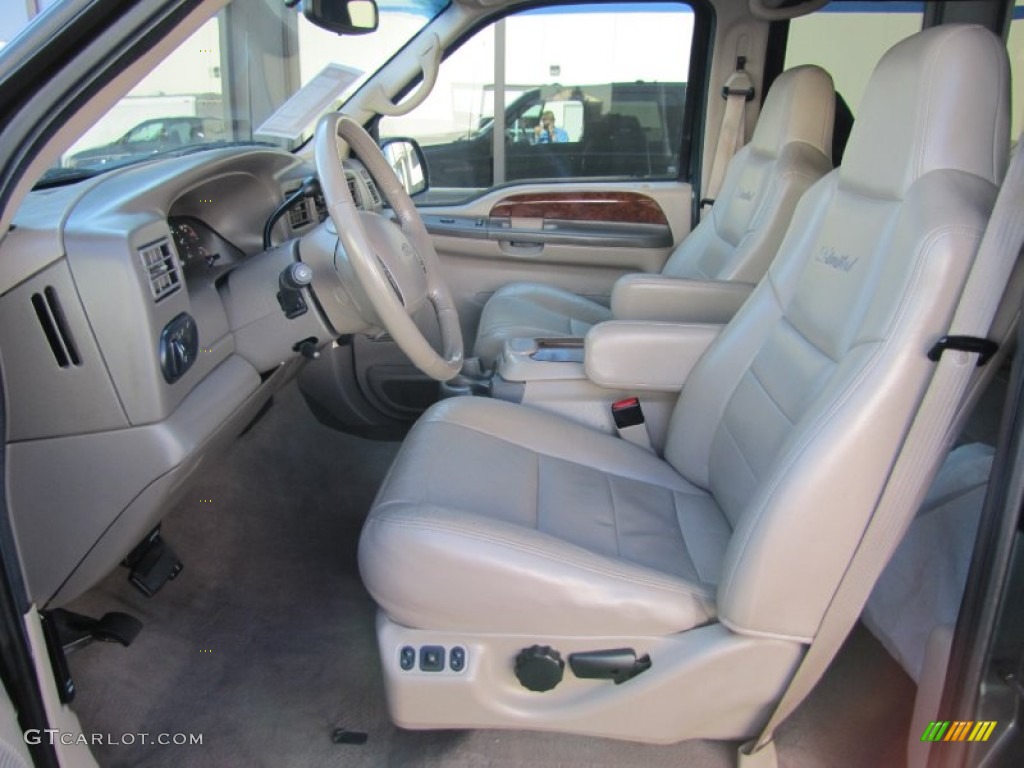 Medium Parchment Interior 2002 Ford Excursion Limited 4x4 Photo #52829276
