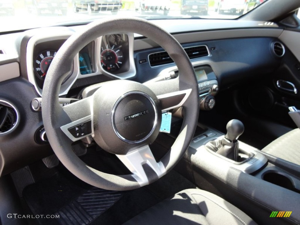 2011 Chevrolet Camaro LS Coupe Black Steering Wheel Photo #52829924