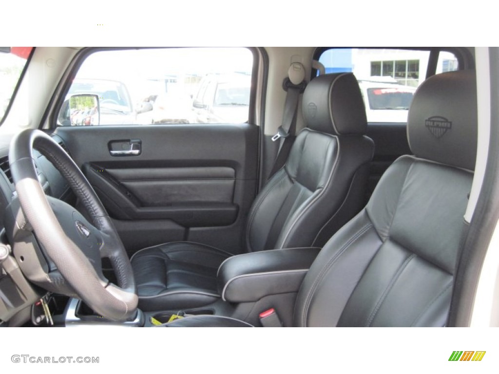 Ebony Black Interior 2008 Hummer H3 Alpha Photo #52830395
