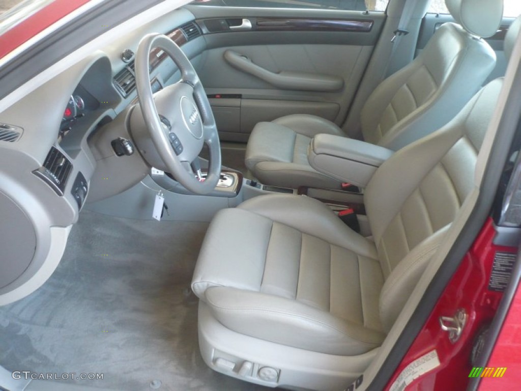 Platinum Interior 2002 Audi A6 2.7T quattro Sedan Photo #52830853