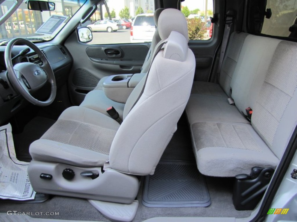 Medium Graphite Grey Interior 2003 Ford F150 XLT SuperCab 4x4 Photo #52831037