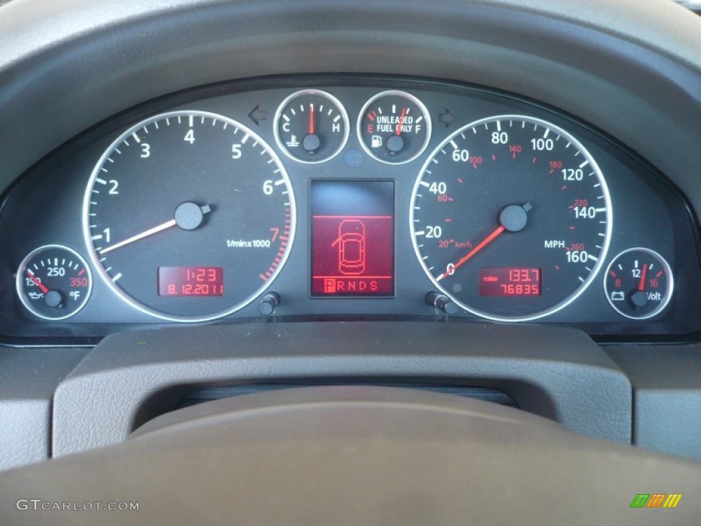 2002 Audi A6 2.7T quattro Sedan Gauges Photo #52831148