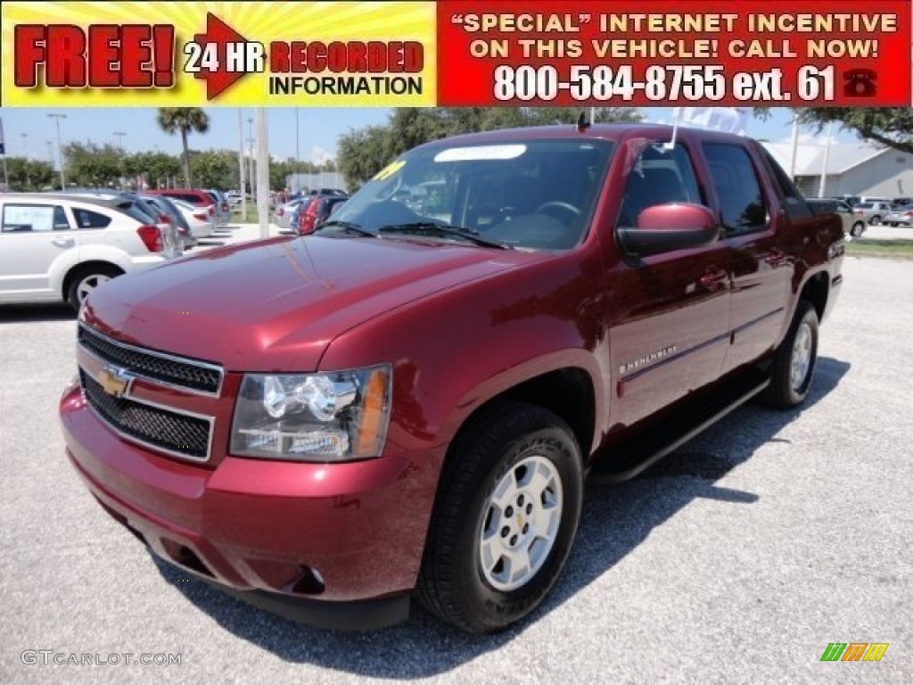 Deep Ruby Red Metallic Chevrolet Avalanche