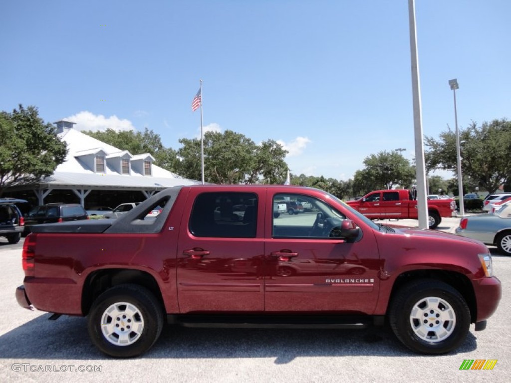 Deep Ruby Red Metallic 2009 Chevrolet Avalanche LT Exterior Photo #52831344