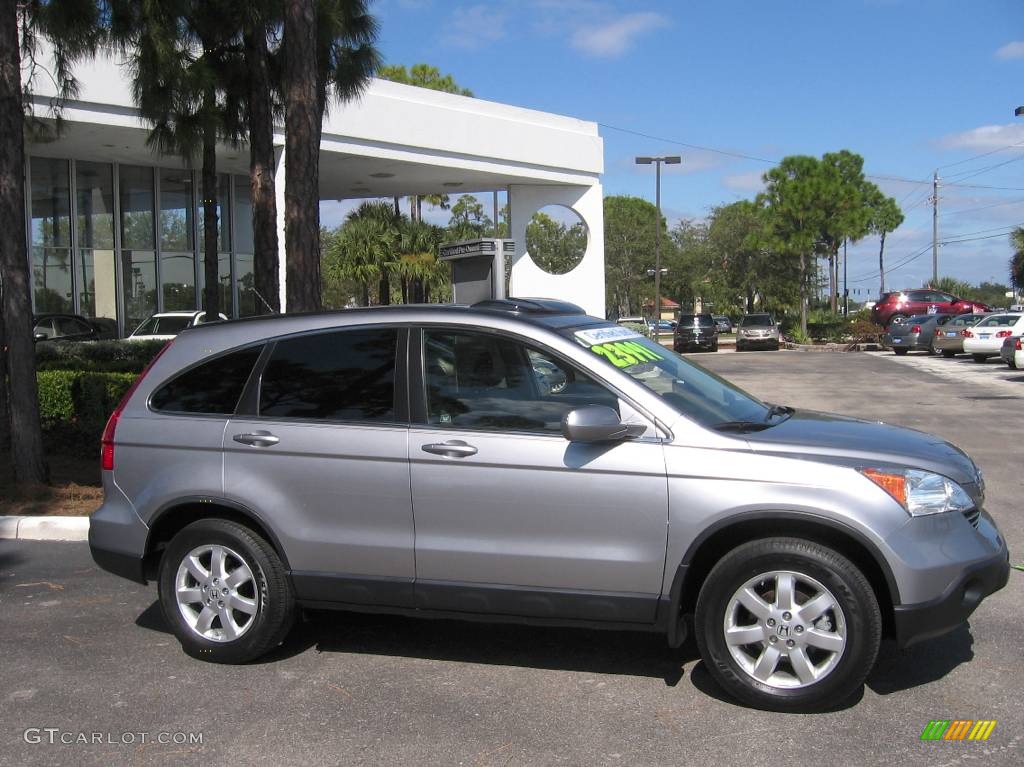 2007 CR-V EX-L - Whistler Silver Metallic / Gray photo #2