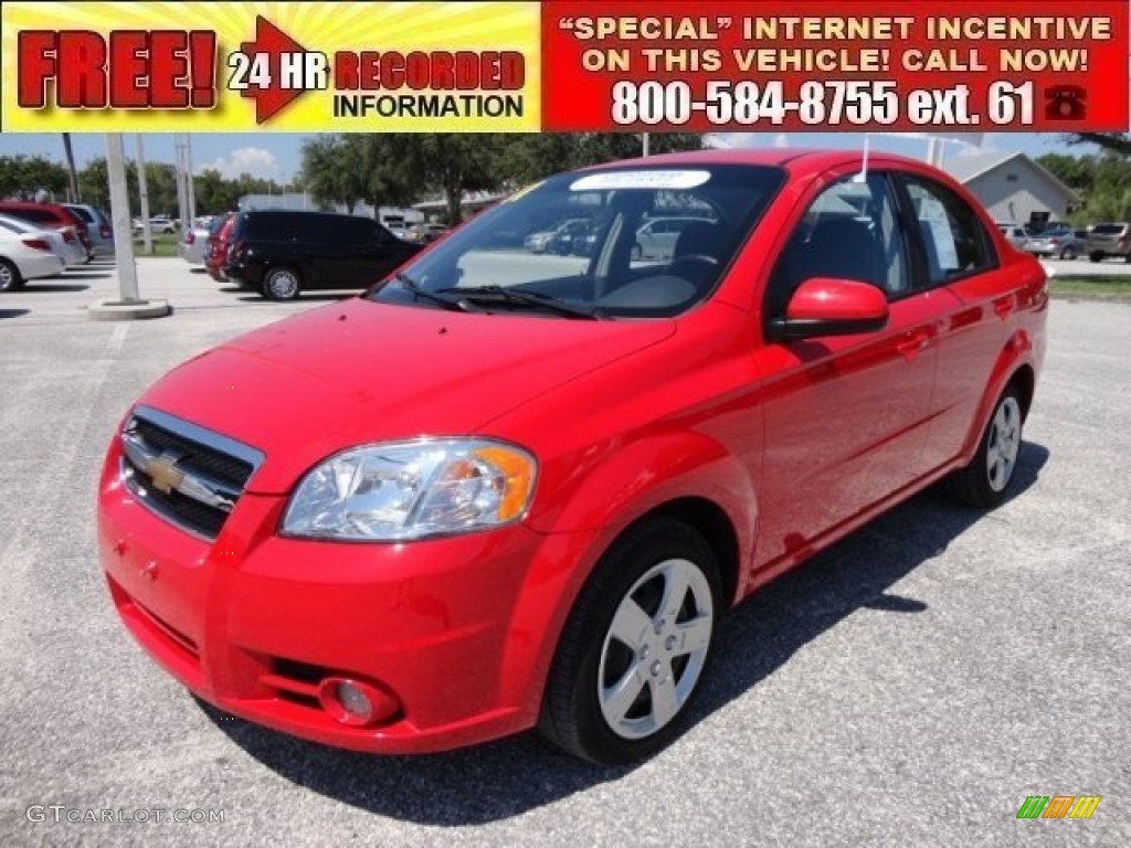 Victory Red Chevrolet Aveo