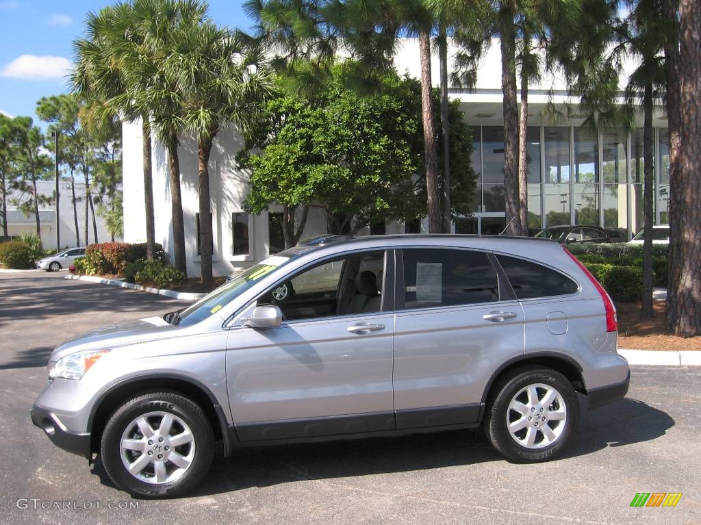 2007 CR-V EX-L - Whistler Silver Metallic / Gray photo #5