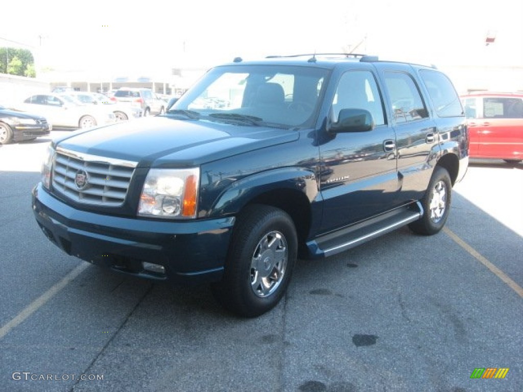 2005 Escalade AWD - Rip Tide Blue / Pewter photo #2