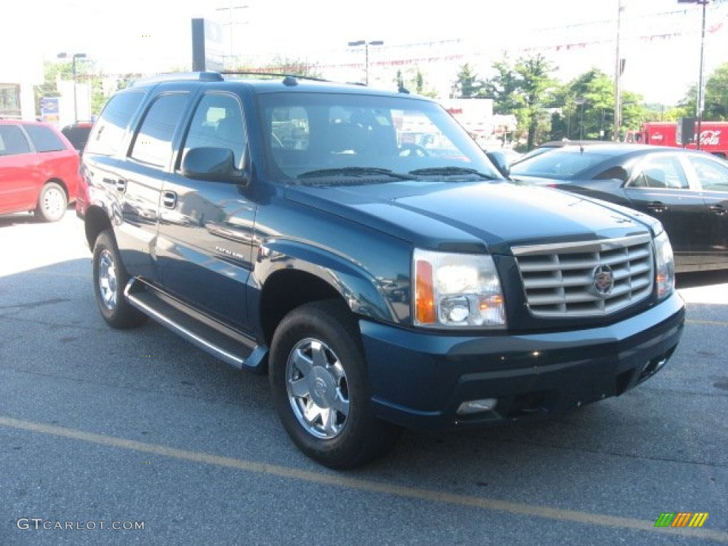 2005 Escalade AWD - Rip Tide Blue / Pewter photo #4