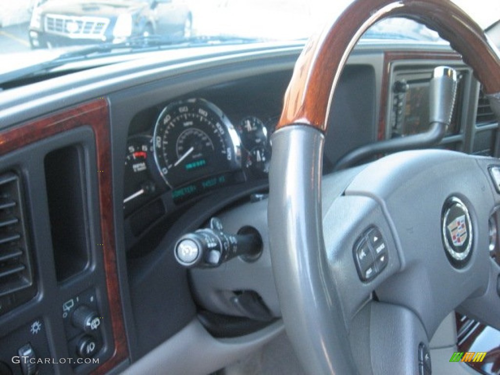 2005 Escalade AWD - Rip Tide Blue / Pewter photo #26