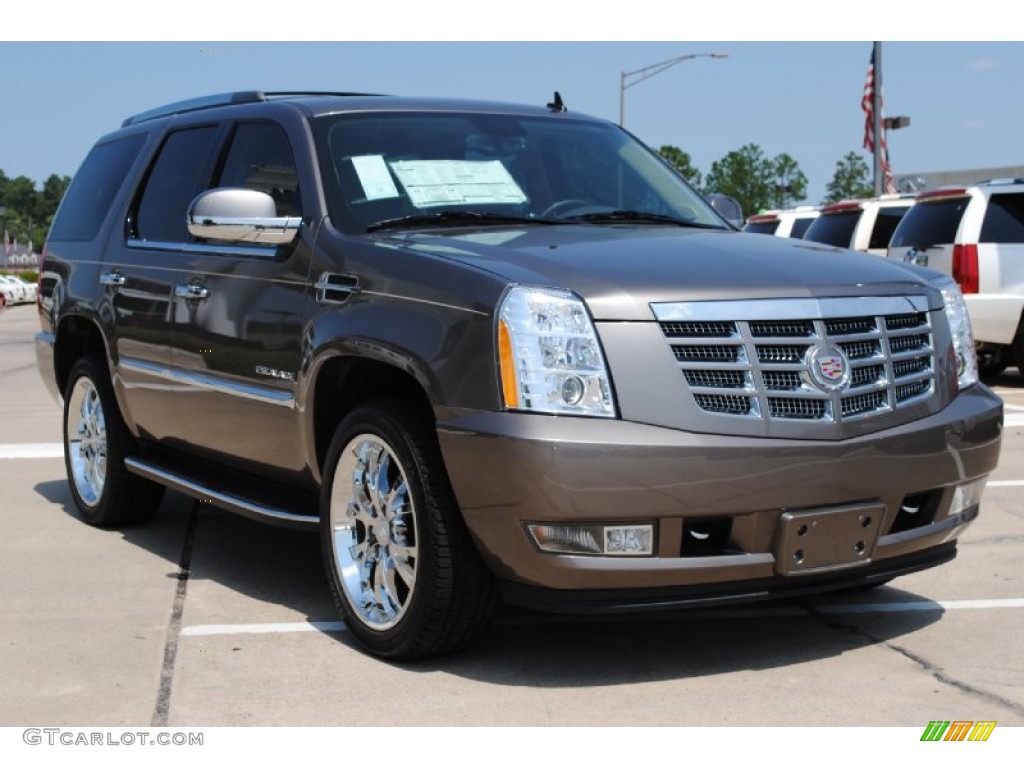 Mocha Steel Metallic 2011 Cadillac Escalade Standard Escalade Model Exterior Photo #52834053