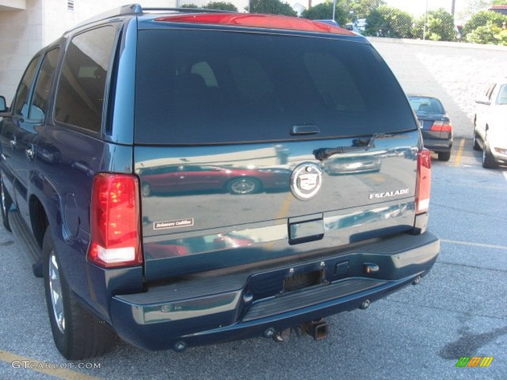2005 Escalade AWD - Rip Tide Blue / Pewter photo #44