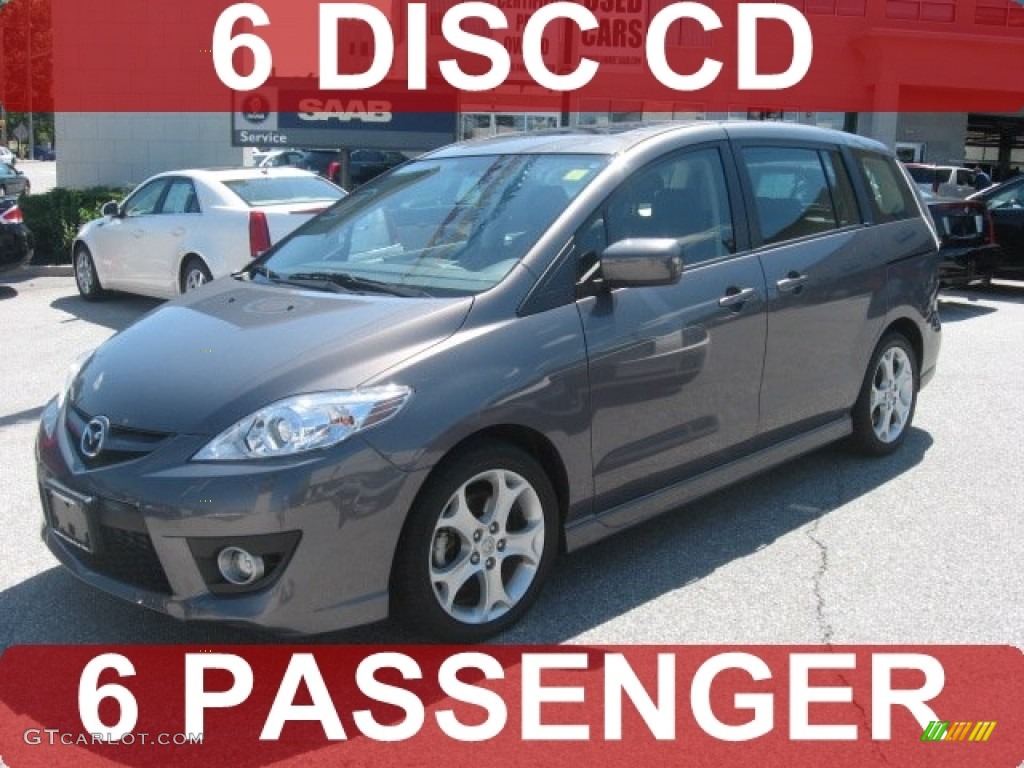 2010 MAZDA5 Touring - Galaxy Gray Mica / Black photo #1