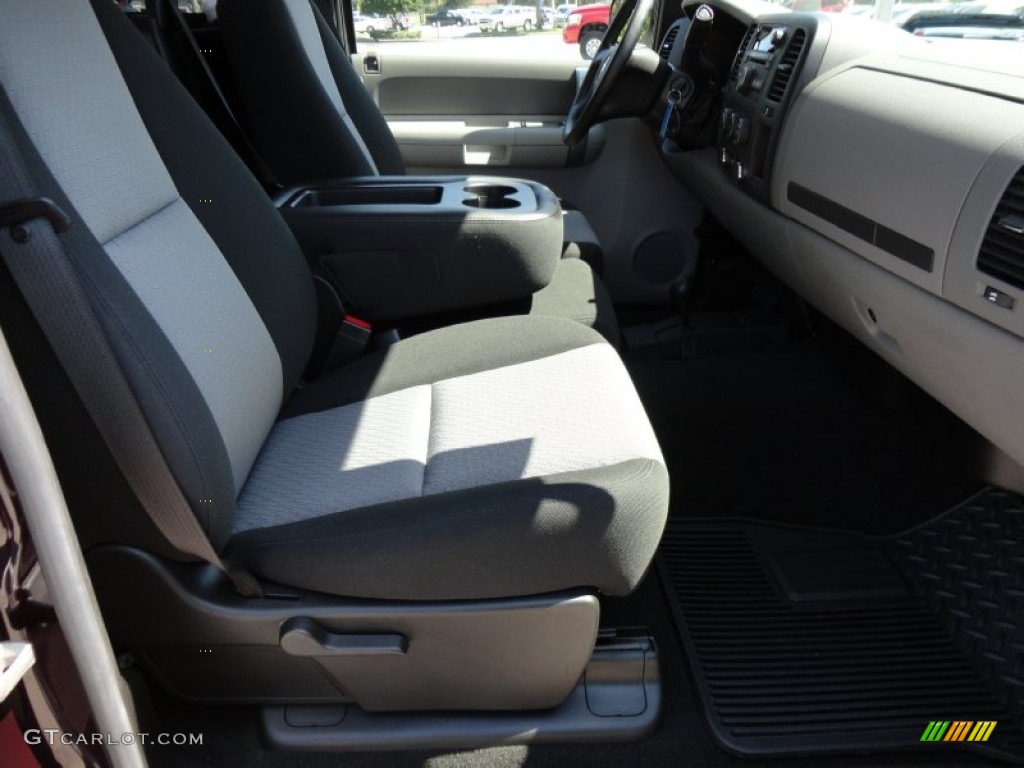 2009 Silverado 1500 LS Regular Cab 4x4 - Dark Cherry Red Metallic / Dark Titanium photo #12